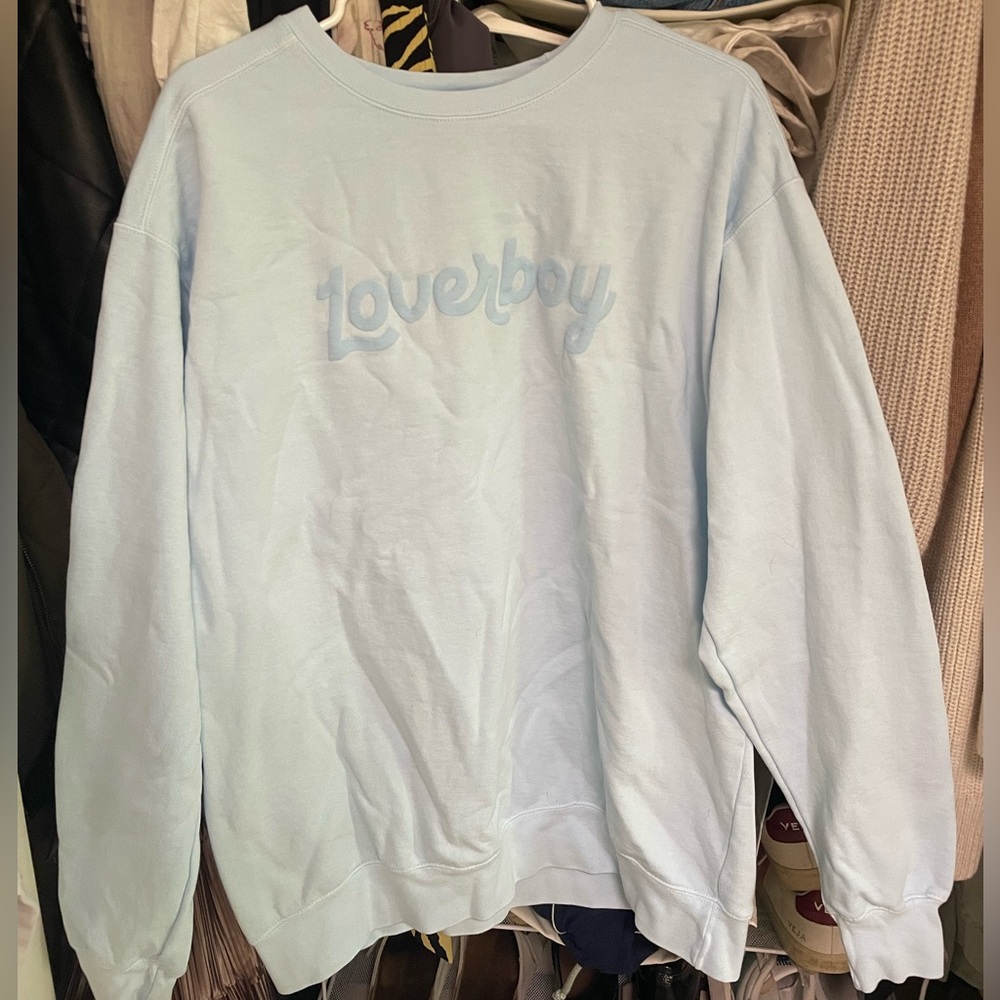 Size large Lover Boy Sweatshirt, never worn